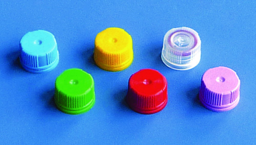 Tamper-evident caps, PP, for micro tubes Tamper-evident caps, PP, for micro tubes