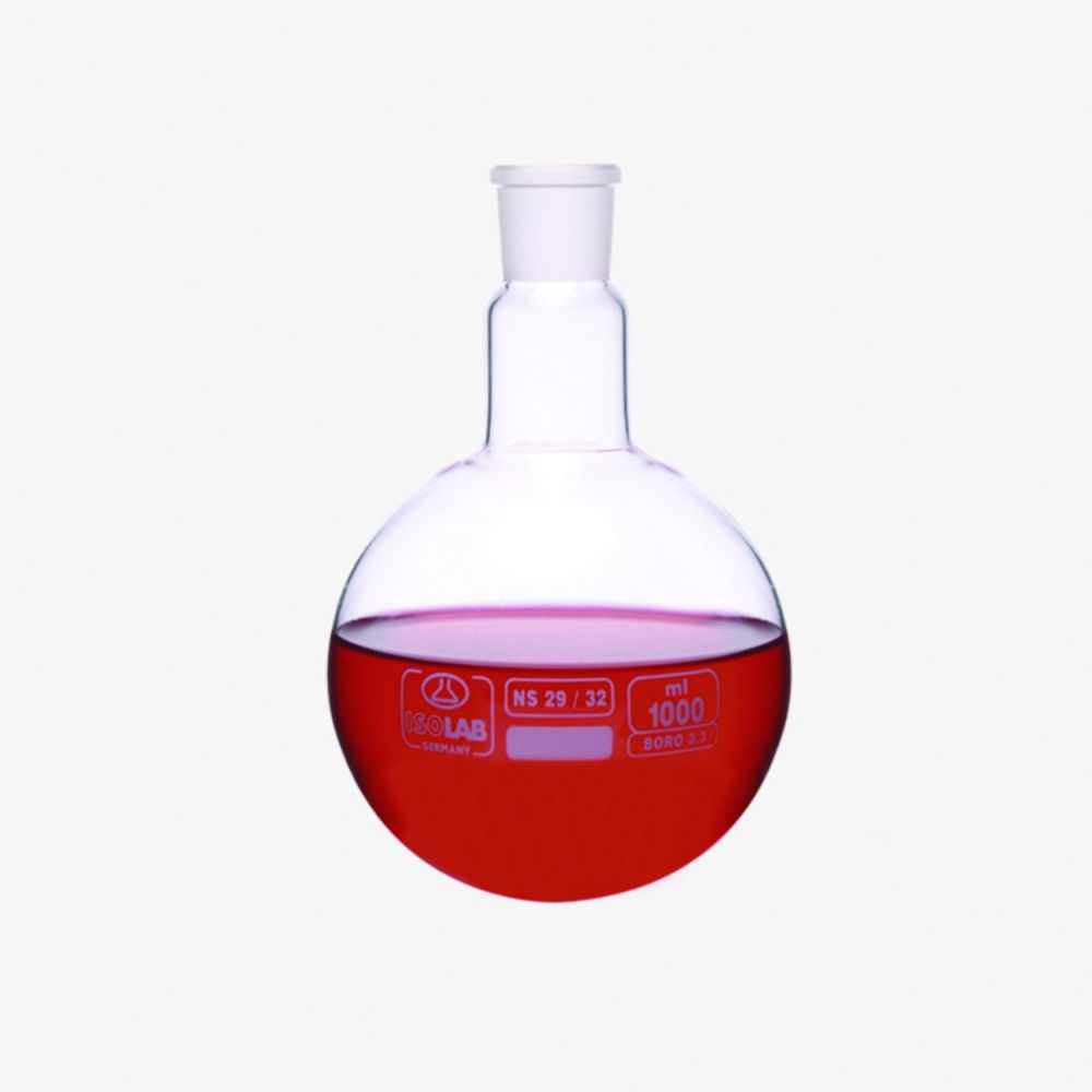 Round bottom flasks, borosilicate glass 3.3 Round bottom flasks, borosilicate glass 3.3