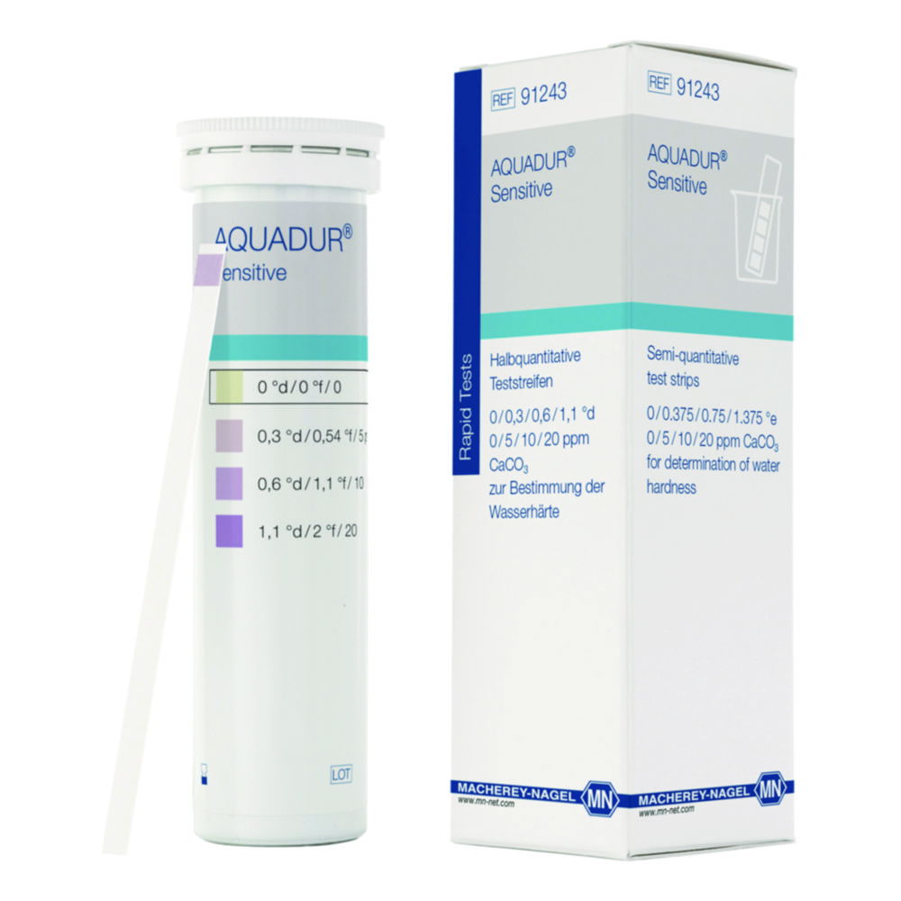 Water hardness test strips, AQUADUR® Water hardness test strips, AQUADUR®