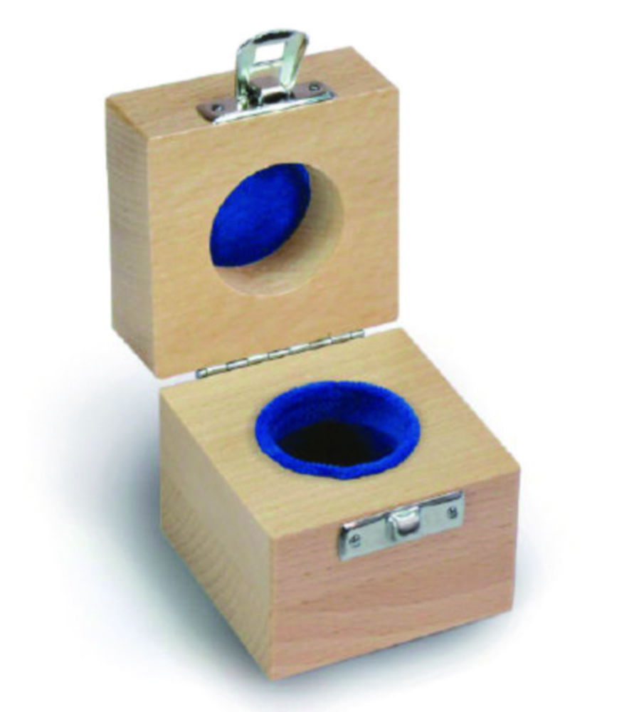 Wooden boxes for calibration weights, classes E1, E2, F1 Wooden boxes for calibration weights, classes E1, E2, F1