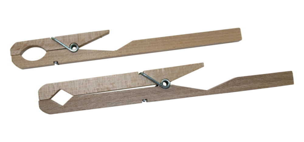 Test tube holders, wood Test tube holders, wood