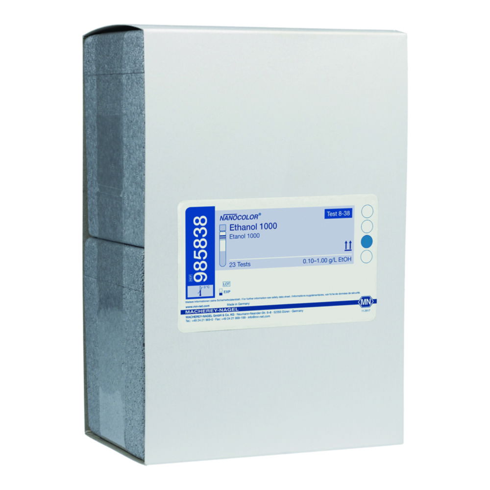 Tube tests NANOCOLOR® Ethanol Tube tests NANOCOLOR® Ethanol