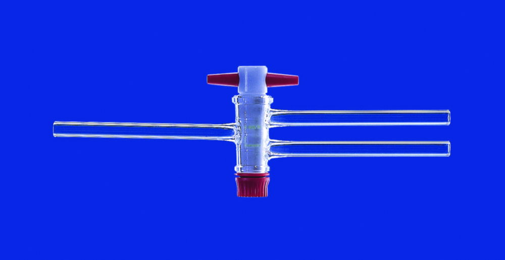 Two-way stopcocks with PTFE plug, borosilicate glass 3.3 Two-way stopcocks with PTFE plug, borosilicate glass 3.3