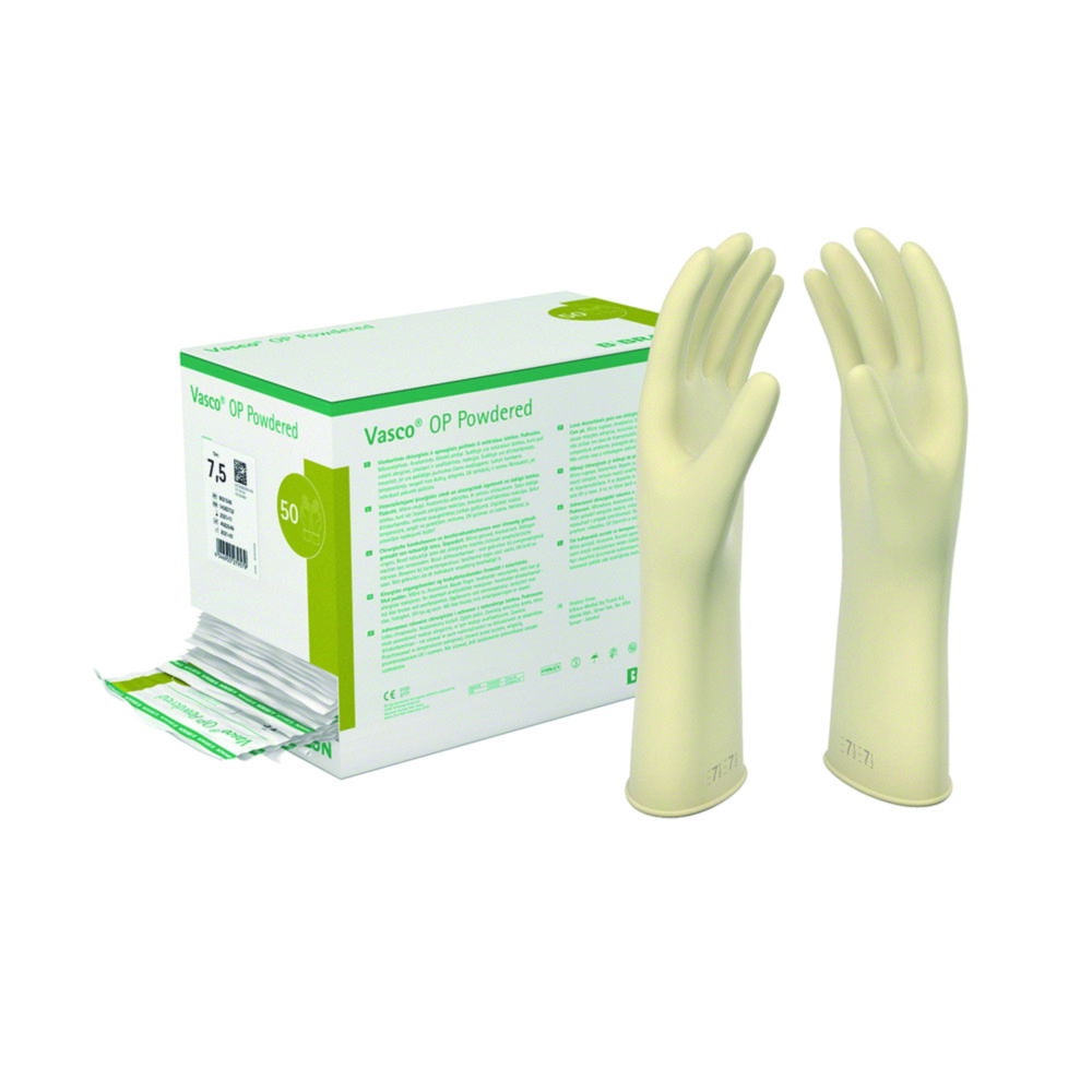 Disposable Gloves, Vasco®, Latex, Powdered Disposable Gloves, Vasco®, Latex, Powdered