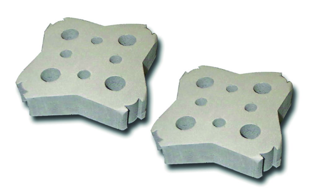 Foam inserts for recessed platform for vortexers Vortex-Genie® Foam inserts for recessed platform for vortexers Vortex-Genie®