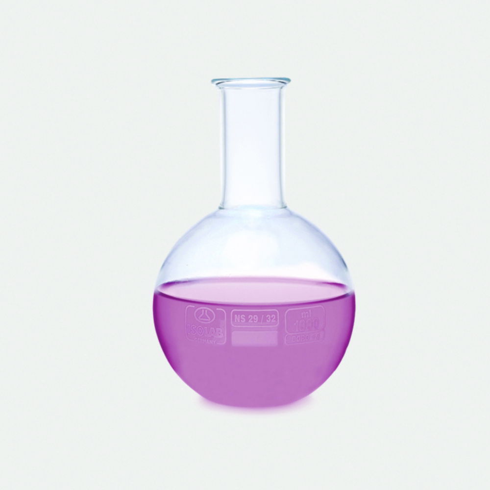 Flat bottom flasks, borosilicate glass 3.3 Flat bottom flasks, borosilicate glass 3.3