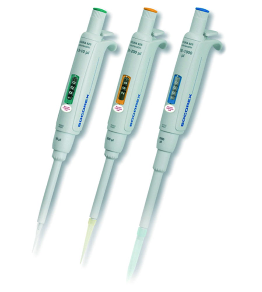 Single channel microliter pipettes Acura® manual 825, variable Single channel microliter pipettes Acura® manual 825, variable