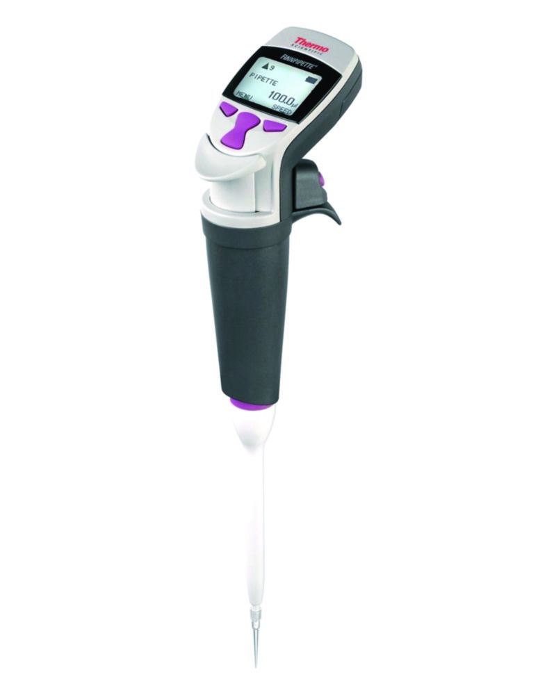 Electronic single channel microliter pipettes Finnpipette™ Novus, variable Electronic single channel microliter pipettes Finnpipette™ Novus, variable