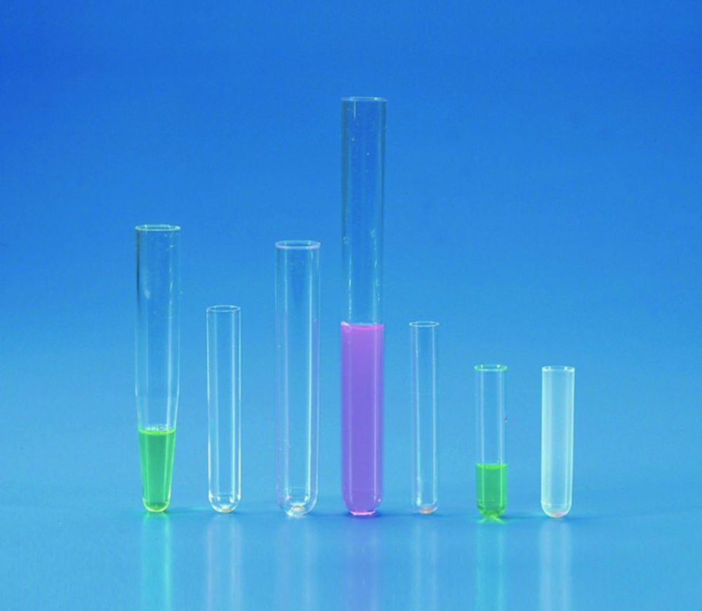 Disposable test tubes and centrifuge tubes, with rim Disposable test tubes and centrifuge tubes, with rim