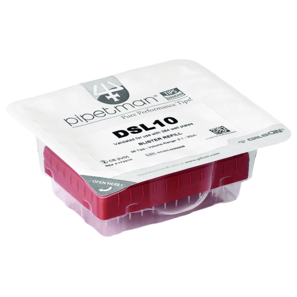 Pipette tips PIPETMAN® DIAMOND Tips, blister refill