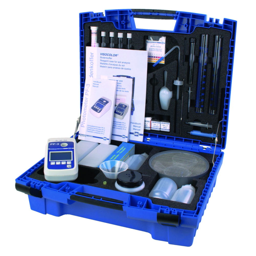 VISOCOLOR® reagent case and photometer