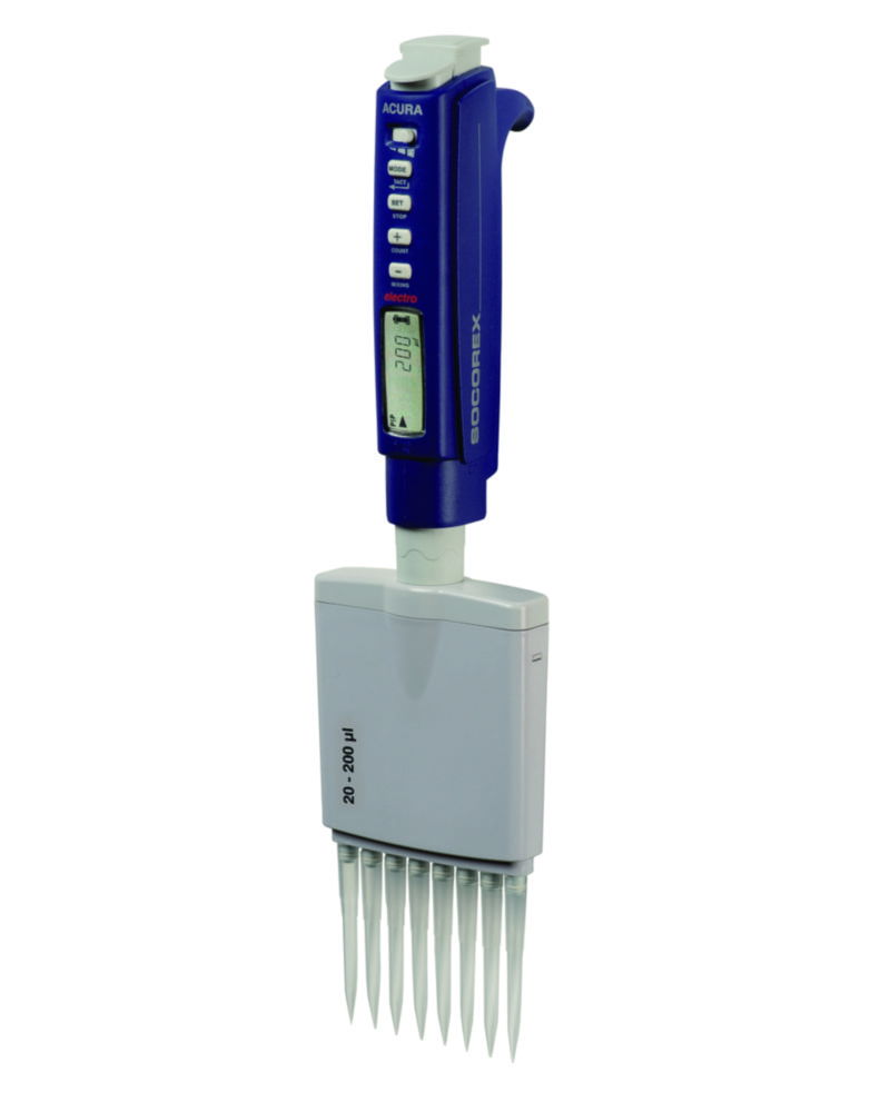 Multichannel microliter pipettes Acura® electro 956, variable Multichannel microliter pipettes Acura® electro 956, variable