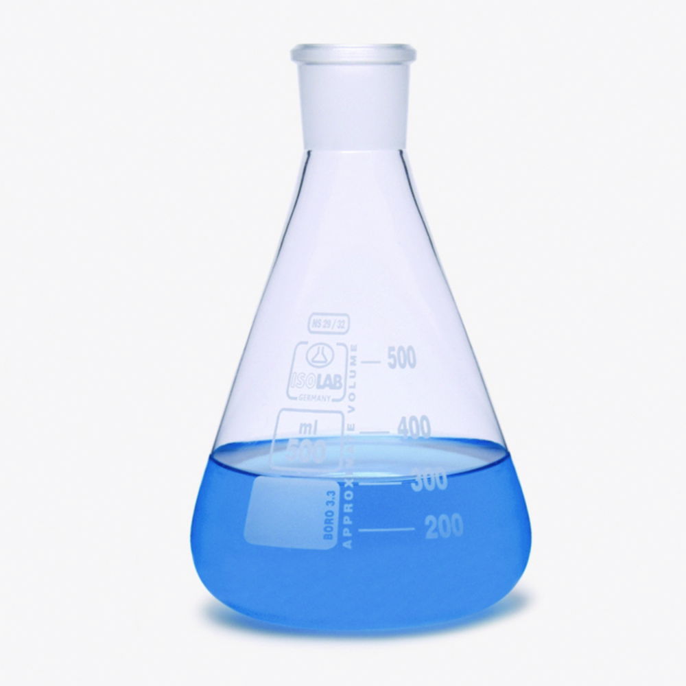 Erlenmeyer flasks, NS neck, borosilicate glass 3.3 Erlenmeyer flasks, NS neck, borosilicate glass 3.3