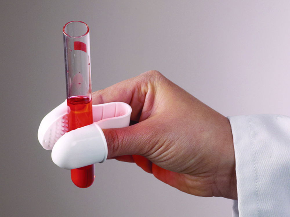 Hand protection HotGrip, silicone rubber, for thumb and one finger Hand protection HotGrip, silicone rubber, for thumb and one finger