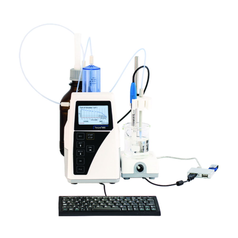 Titrator TitroLine® 5000/20 Set, Set for Acid-Base titration Titrator TitroLine® 5000/20 Set, Set for Acid-Base titration