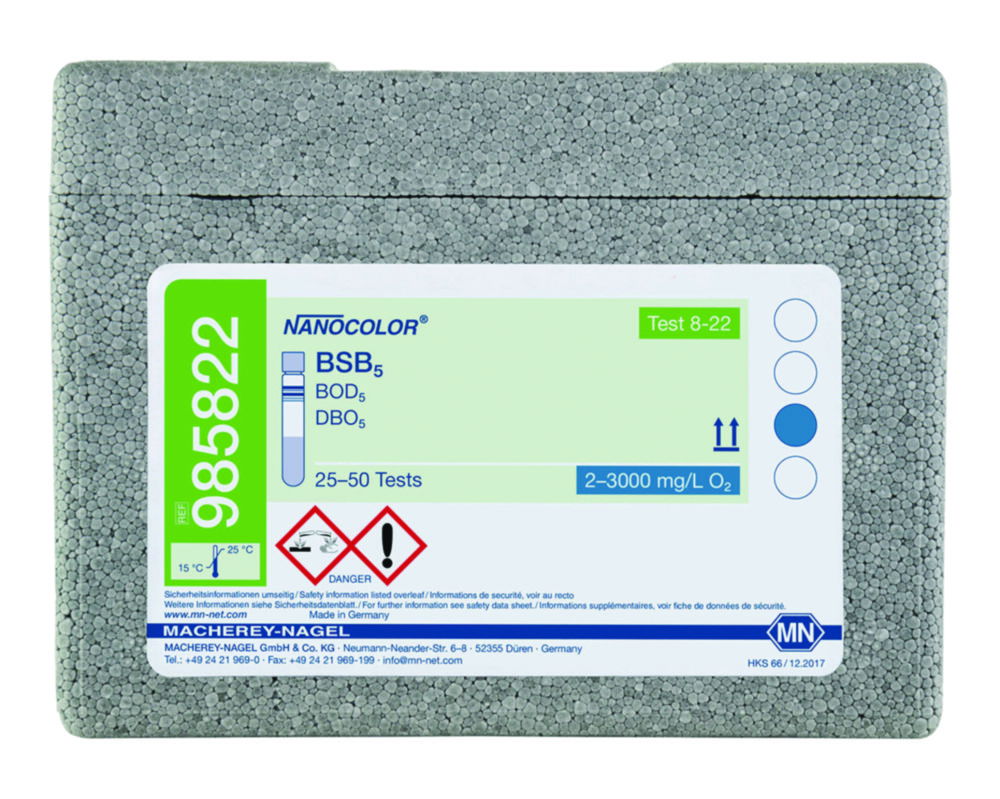 Tube tests NANOCOLOR® BOD Tube tests NANOCOLOR® BOD