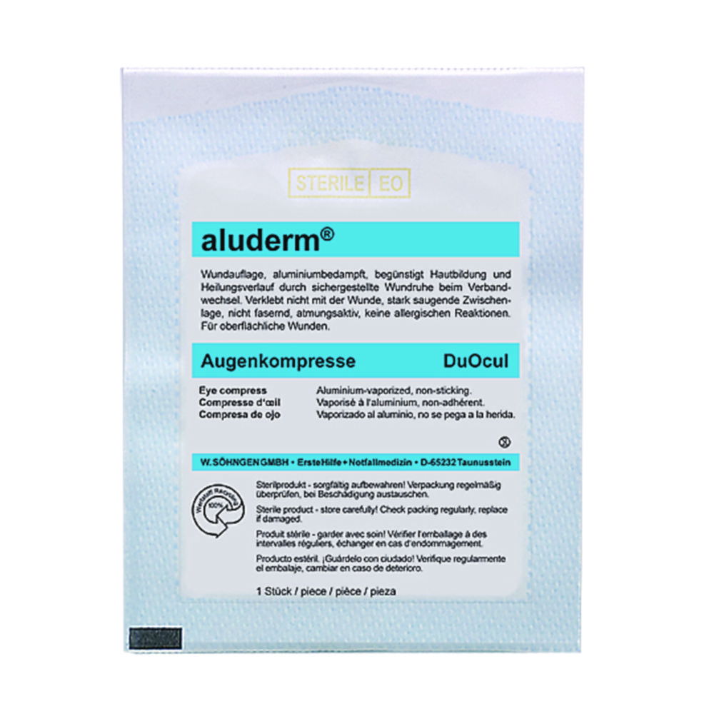 Eye compresses aluderm® DuOcul, sterile Eye compresses aluderm® DuOcul, sterile