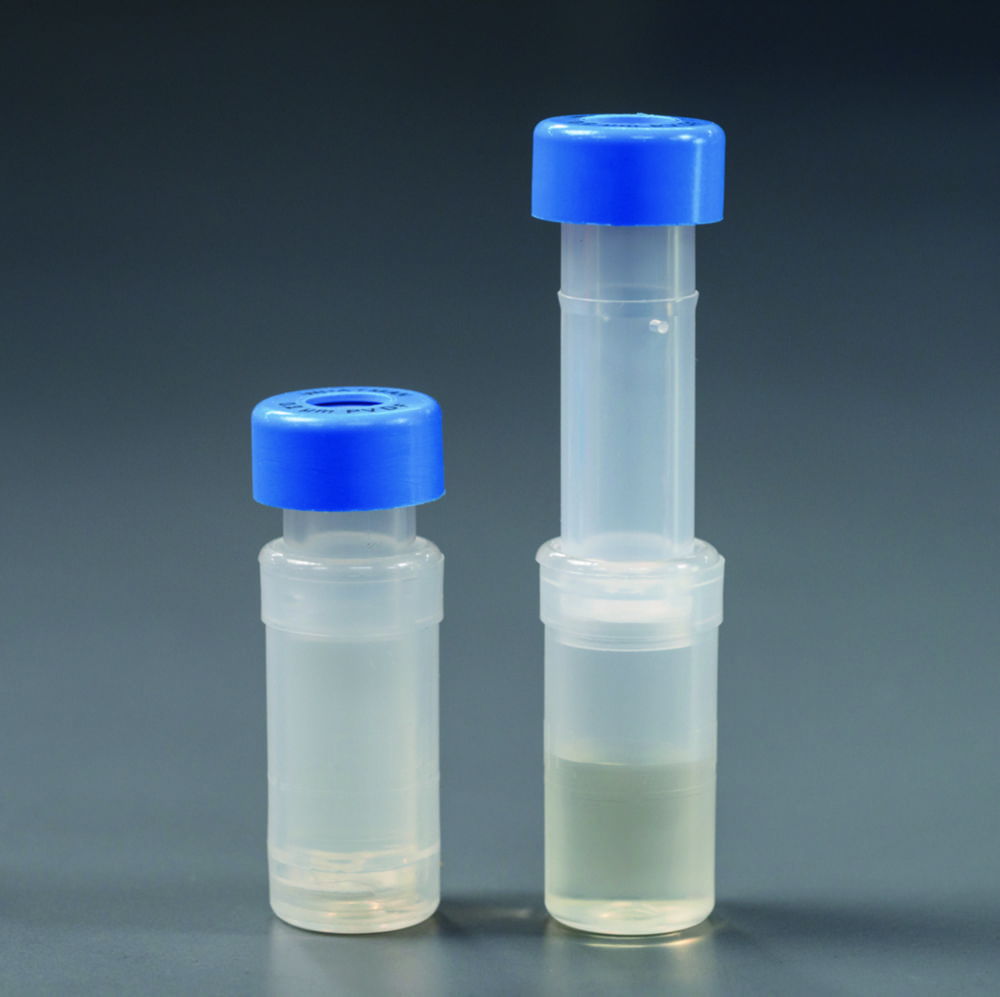 Syringeless filters, slit septa Mini-UniPrep™ Syringeless filters, slit septa Mini-UniPrep™