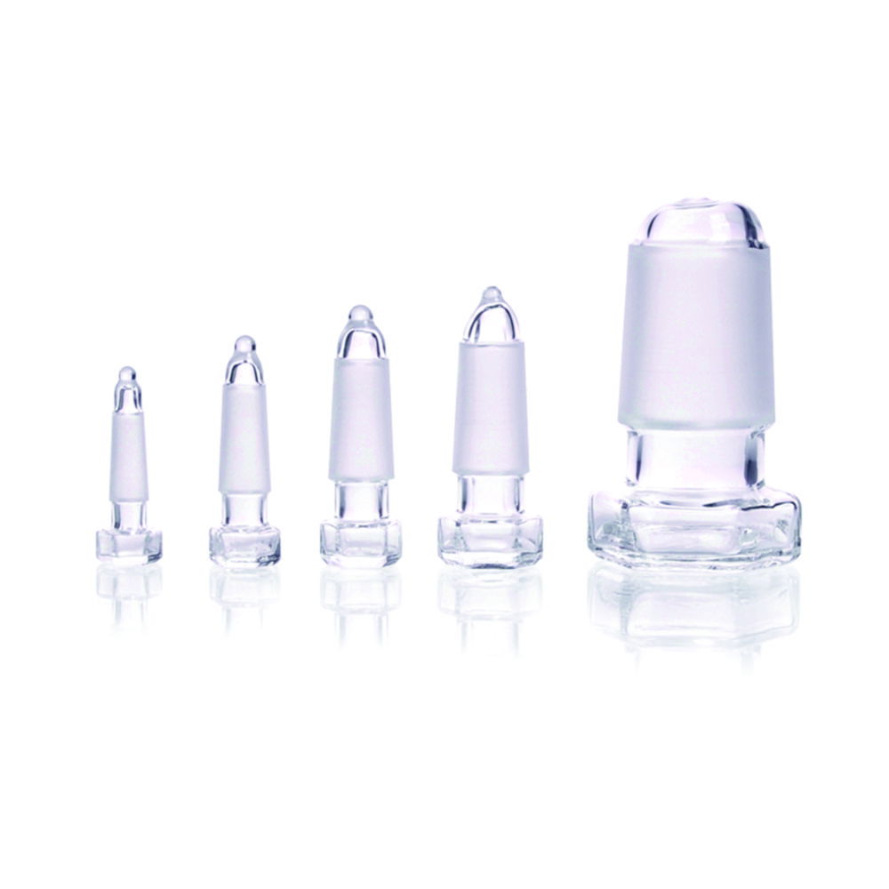 Hexagonal hollow stopper DURAN®, pointed Hexagonal hollow stopper DURAN®, pointed