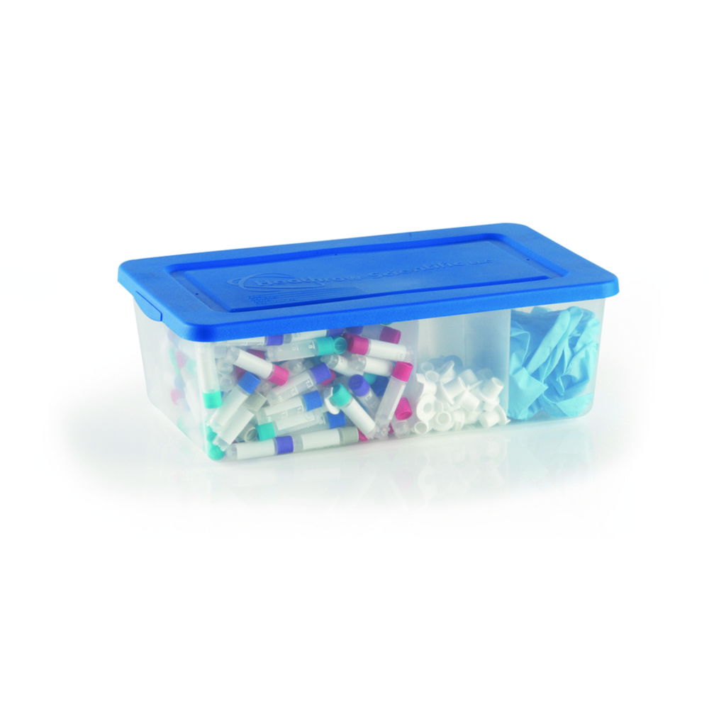 Storage container Tubby®, PP, with lid and divider Storage container Tubby®, PP, with lid and divider
