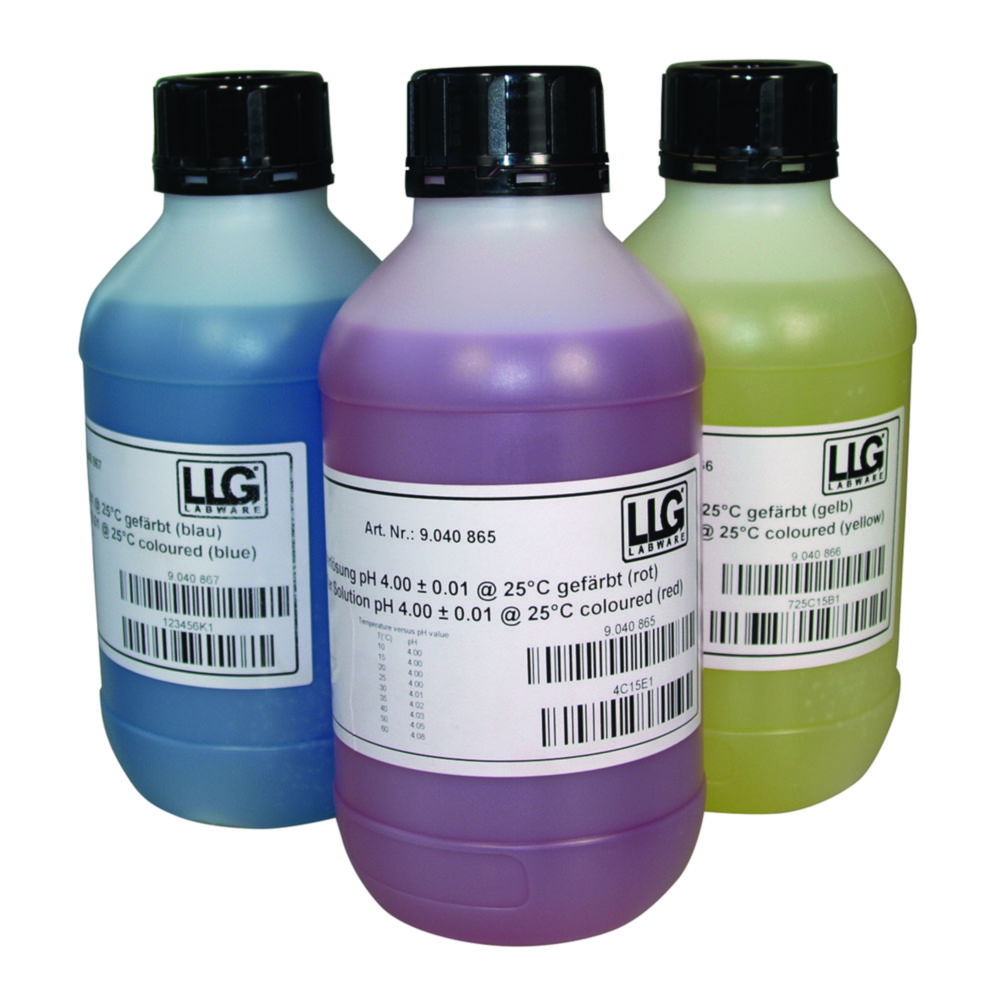 LLG-pH buffer solutions with colour coding LLG-pH buffer solutions with colour coding
