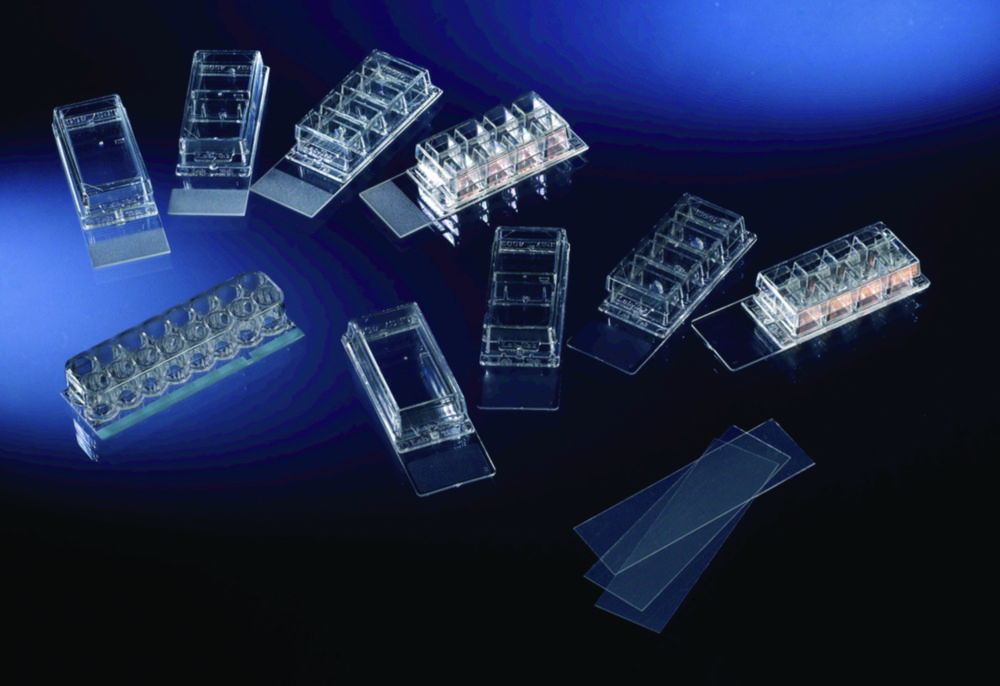 Microscope slide Lab-Tek™ Chamber Slide™ System, PS