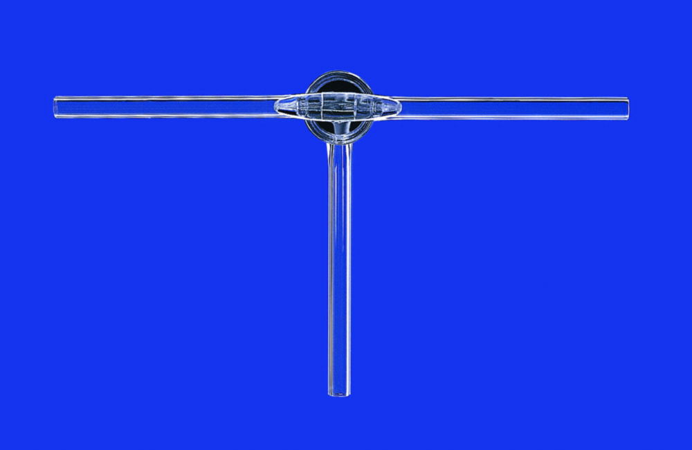 3-way stopcocks, T-bore, borosilicate glass 3.3 3-way stopcocks, T-bore, borosilicate glass 3.3