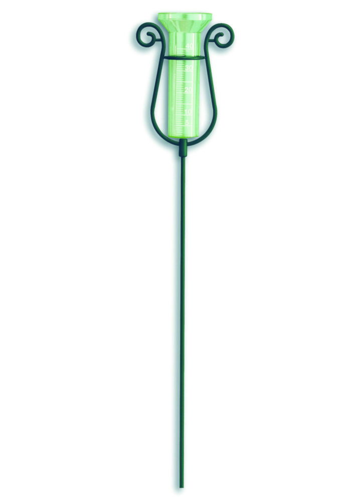 Rain gauge with rod, plastic