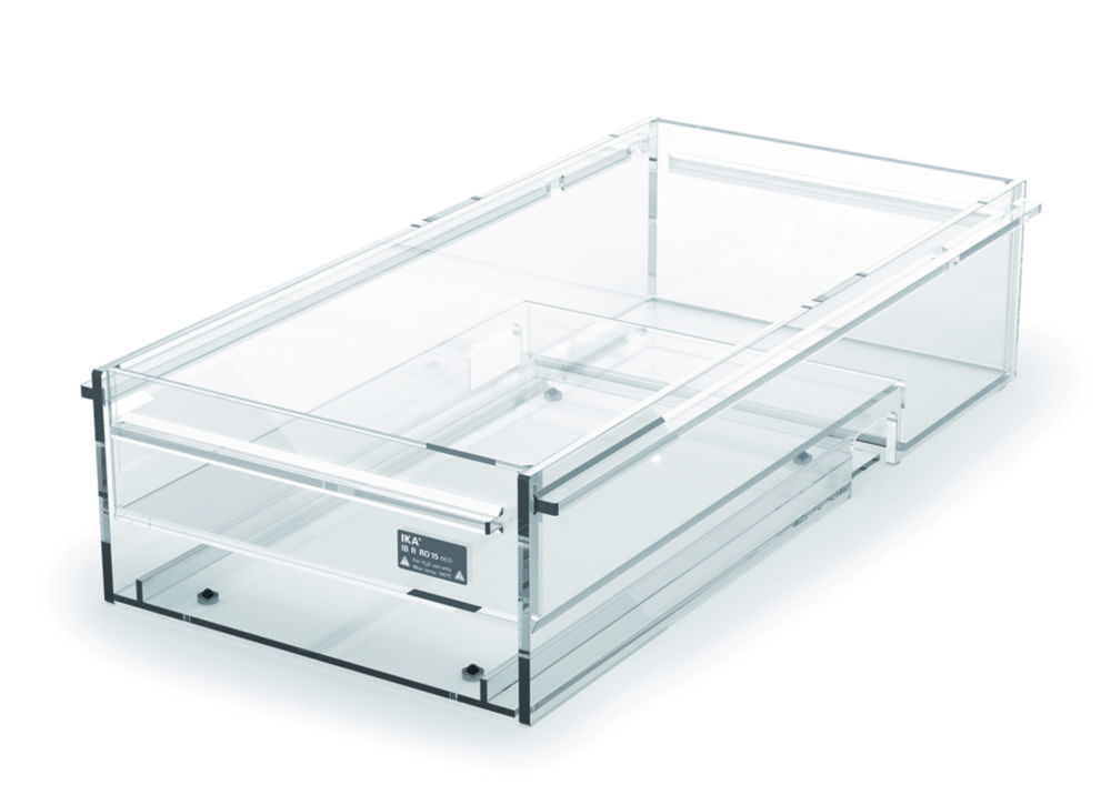 Plastic bath tank IB R RO 15 eco for multi-position magnetic stirrers RO 15 Plastic bath tank IB R RO 15 eco for multi-position magnetic stirrers RO 15