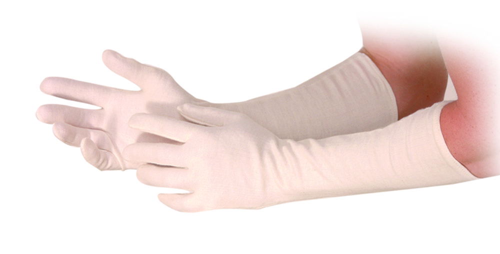 Undergloves, long, polycotton Undergloves, long, polycotton