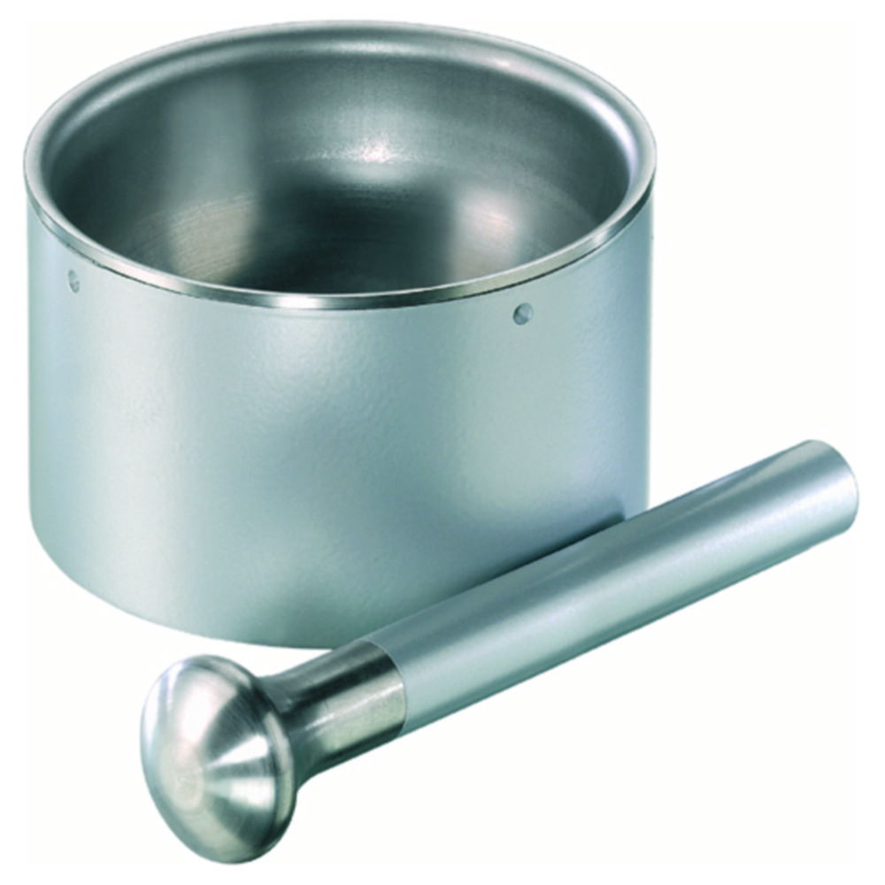 Mortar and pestle sets, stainless steel Mortar and pestle sets, stainless steel