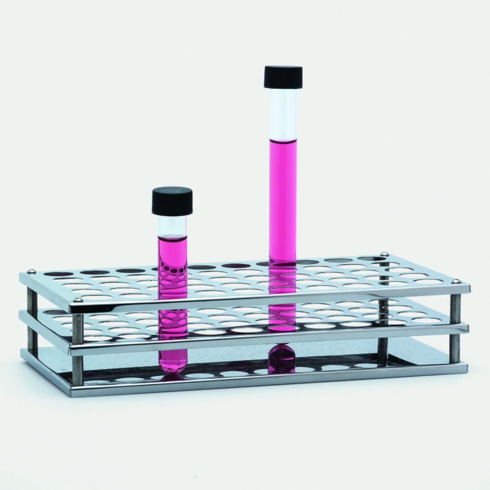 Tube racks, stainless steel Tube racks, stainless steel