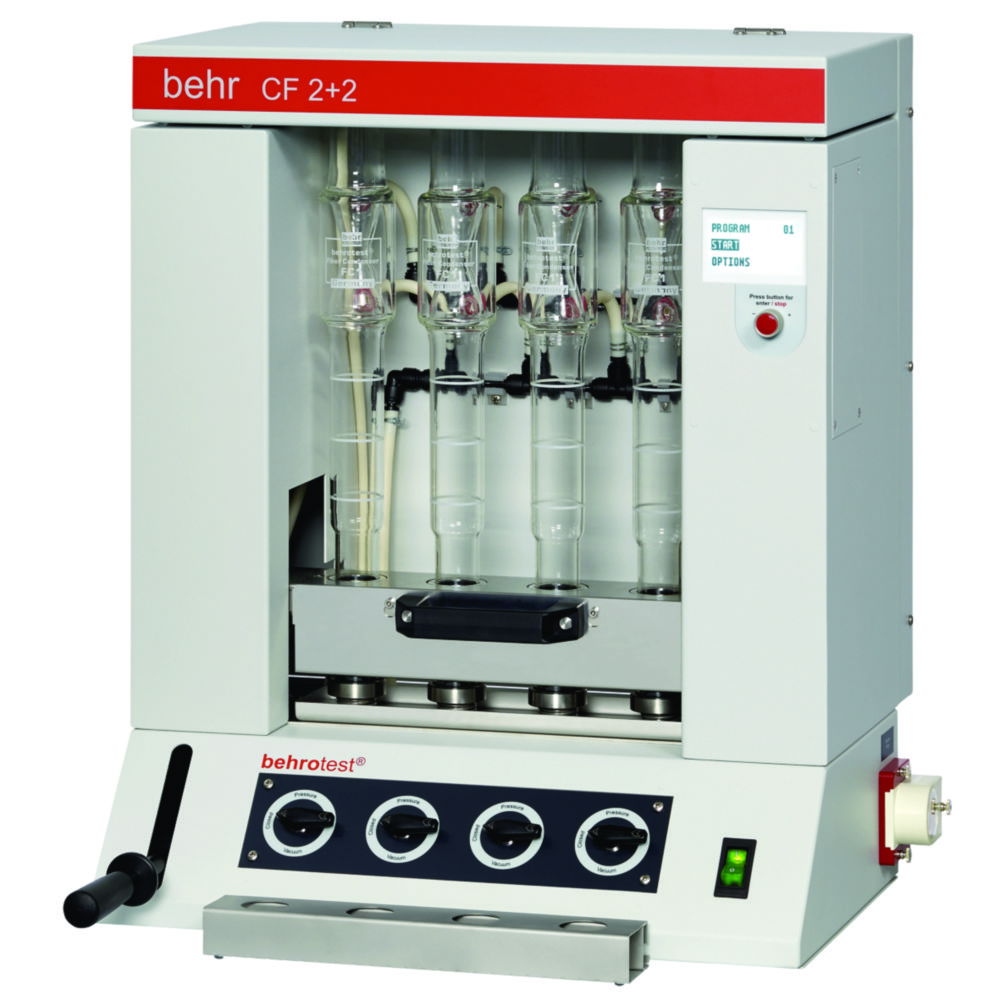 behrotest® CF 2+2 and CF 6, Semi-automatic Crude Fibre Extraction behrotest® CF 2+2 and CF 6, Semi-automatic Crude Fibre Extraction