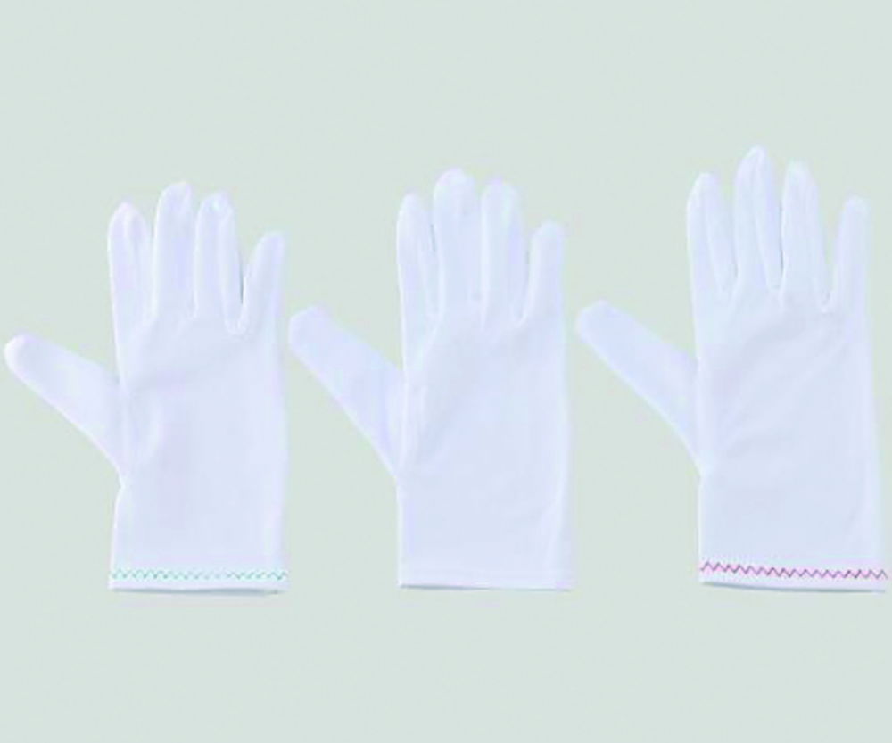 Gloves ASPURE, white, nylon