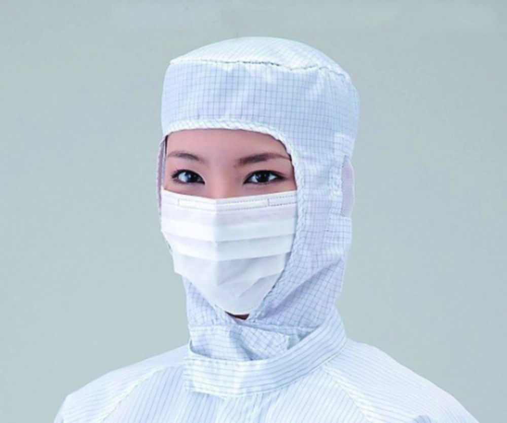 Hoods ASPURE, for cleanroom overalls, Polyester Hoods ASPURE, for cleanroom overalls, Polyester