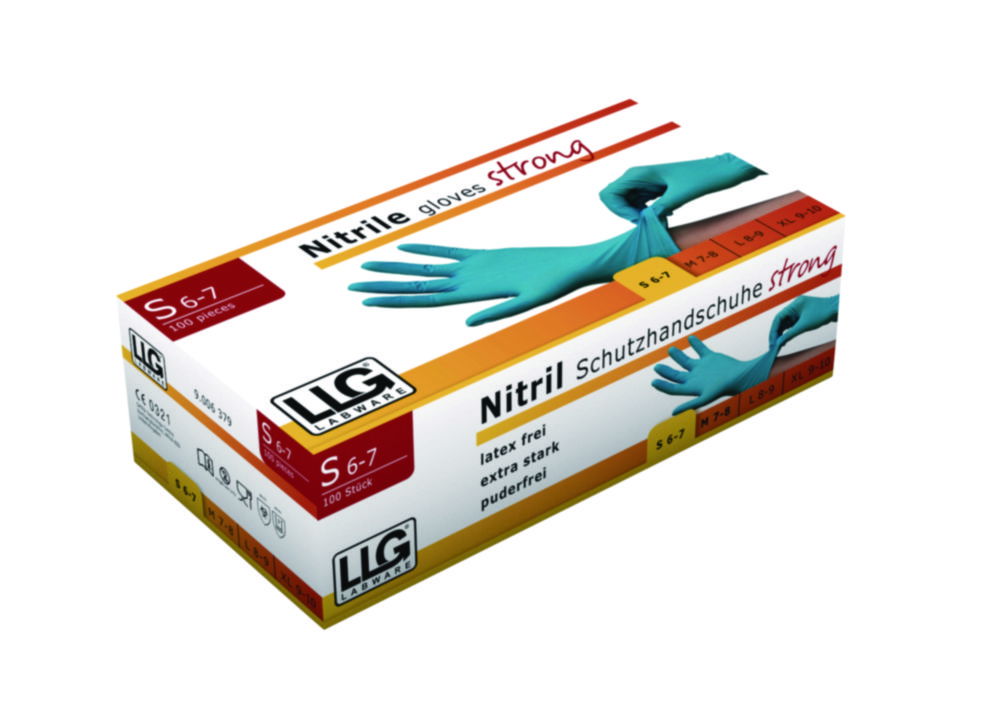LLG-Disposable Gloves strong, Nitrile, Powder-Free LLG-Disposable Gloves strong, Nitrile, Powder-Free