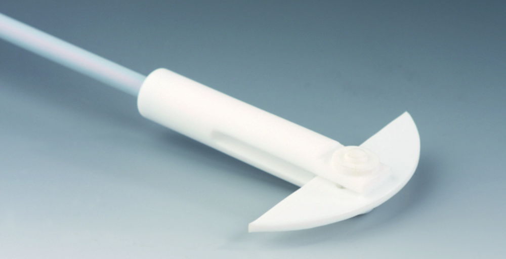 Crescent-shaped stirring rotors, PTFE Crescent-shaped stirring rotors, PTFE
