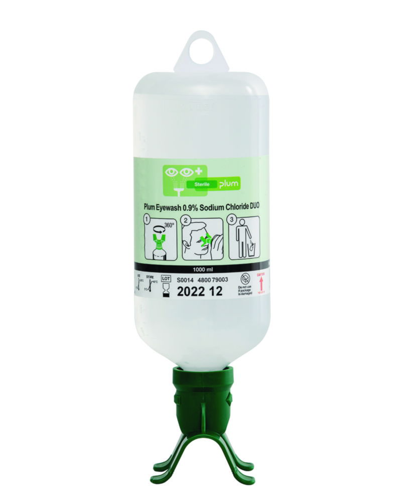 Eye Wash Bottle, 0.9 % NaCl, Sterile Eye Wash Bottle, 0.9 % NaCl, Sterile