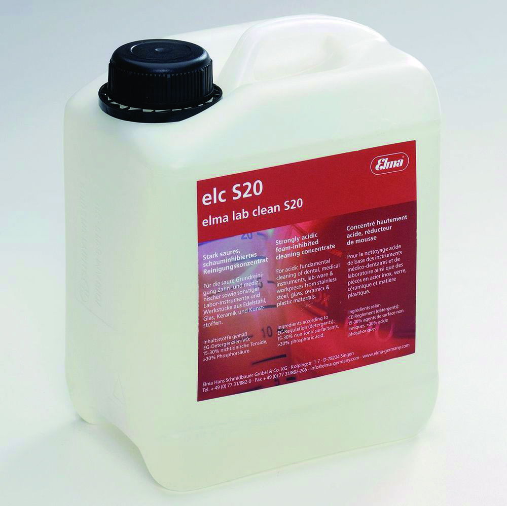Concentrate for ultrasonic baths elma lab clean S20 Concentrate for ultrasonic baths elma lab clean S20