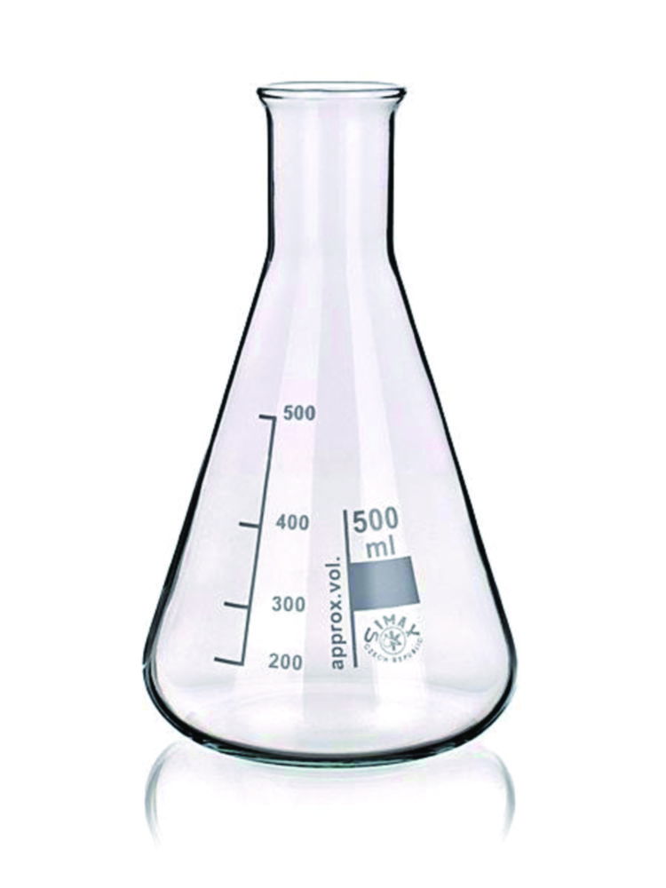 Erlenmeyer flasks, Borosilicate glass 3.3, narrow neck Erlenmeyer flasks, Borosilicate glass 3.3, narrow neck