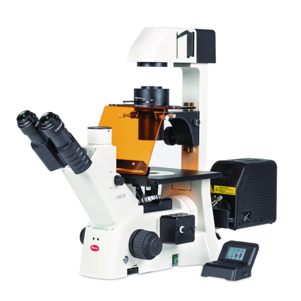 Inverted Microscope for advanced applications series AE31E, Trinocular LED fluorescence Inverted Microscope for advanced applications series AE31E, Trinocular LED fluorescence
