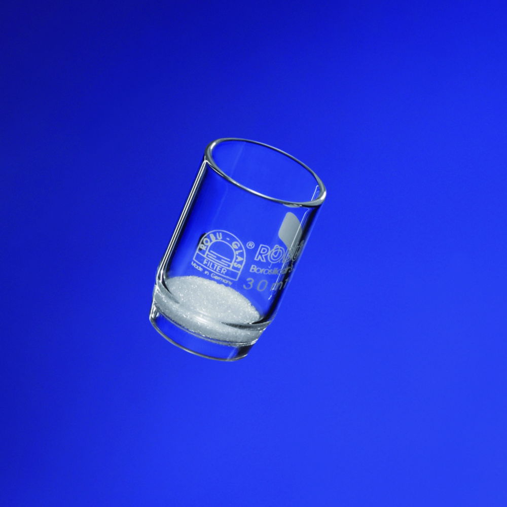 Filter crucibles, VitraPOR®, borosilicate glass 3.3 Filter crucibles, VitraPOR®, borosilicate glass 3.3