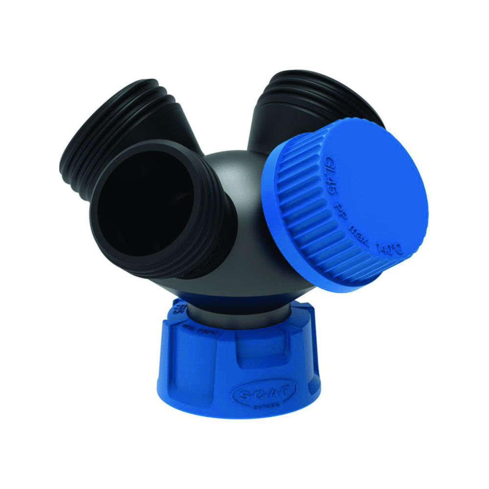 Multiple bottle distributors GL 45, HDPE Multiple bottle distributors GL 45, HDPE