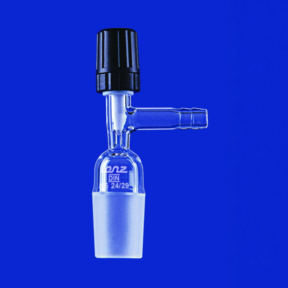 Desiccator stopcocks, borosilicate glass 3.3, for side connection