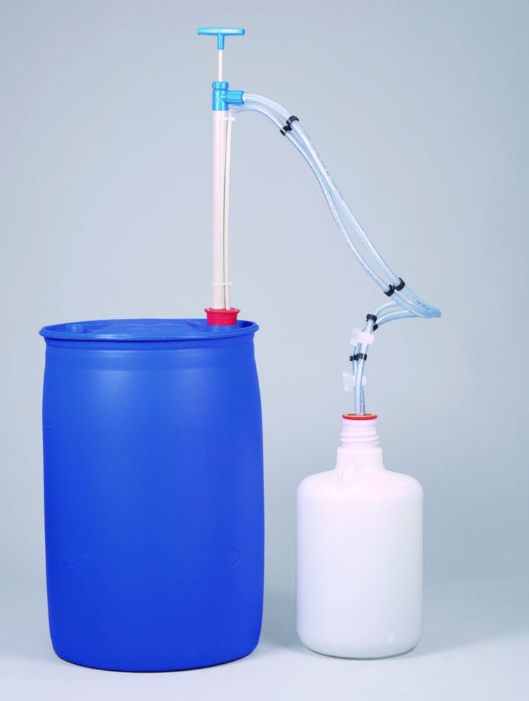 Gas-tight barrel pump, PP