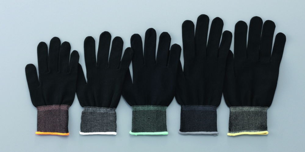 Undergloves ASPURE, black, polyester or nylon Undergloves ASPURE, black, polyester or nylon