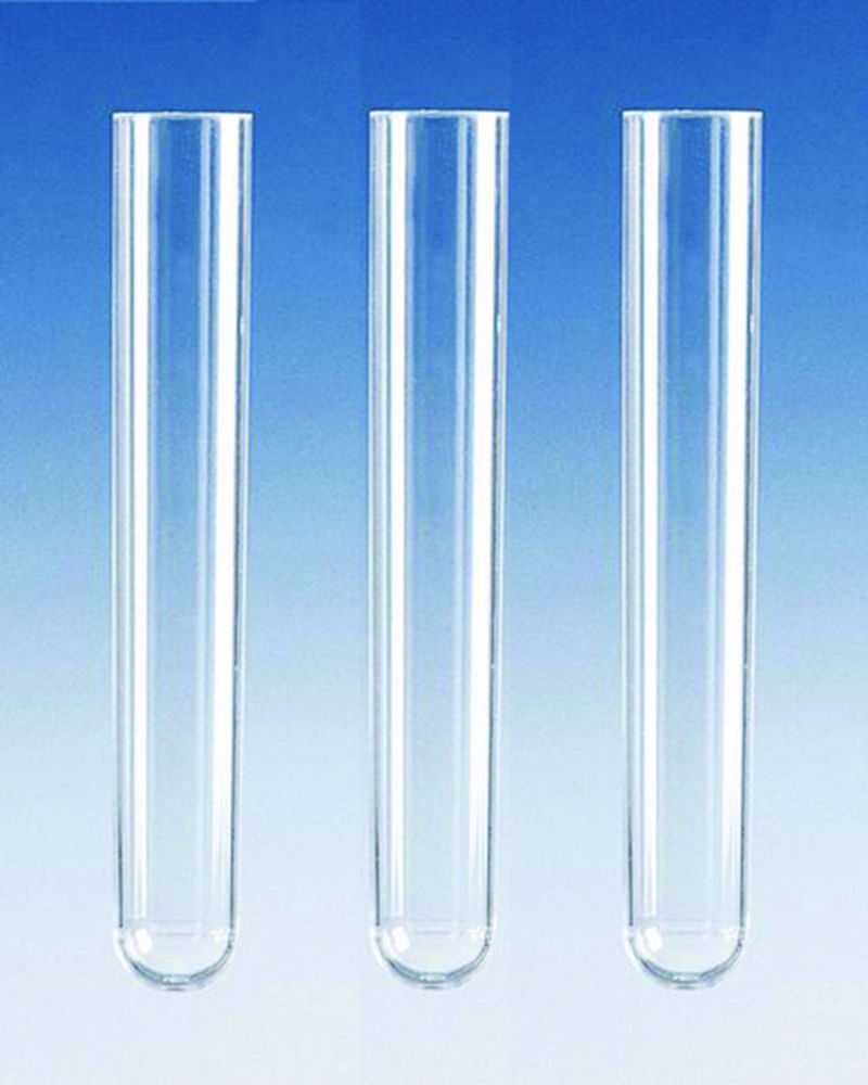 Centrifuge tubes, round bottom, PS