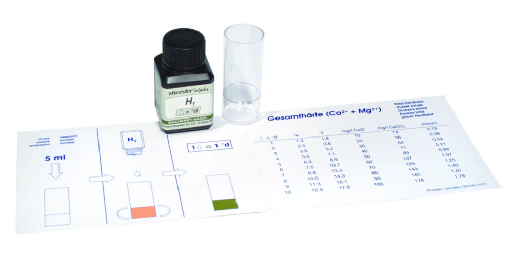 Test kits, VISOCOLOR®alpha for water analysis