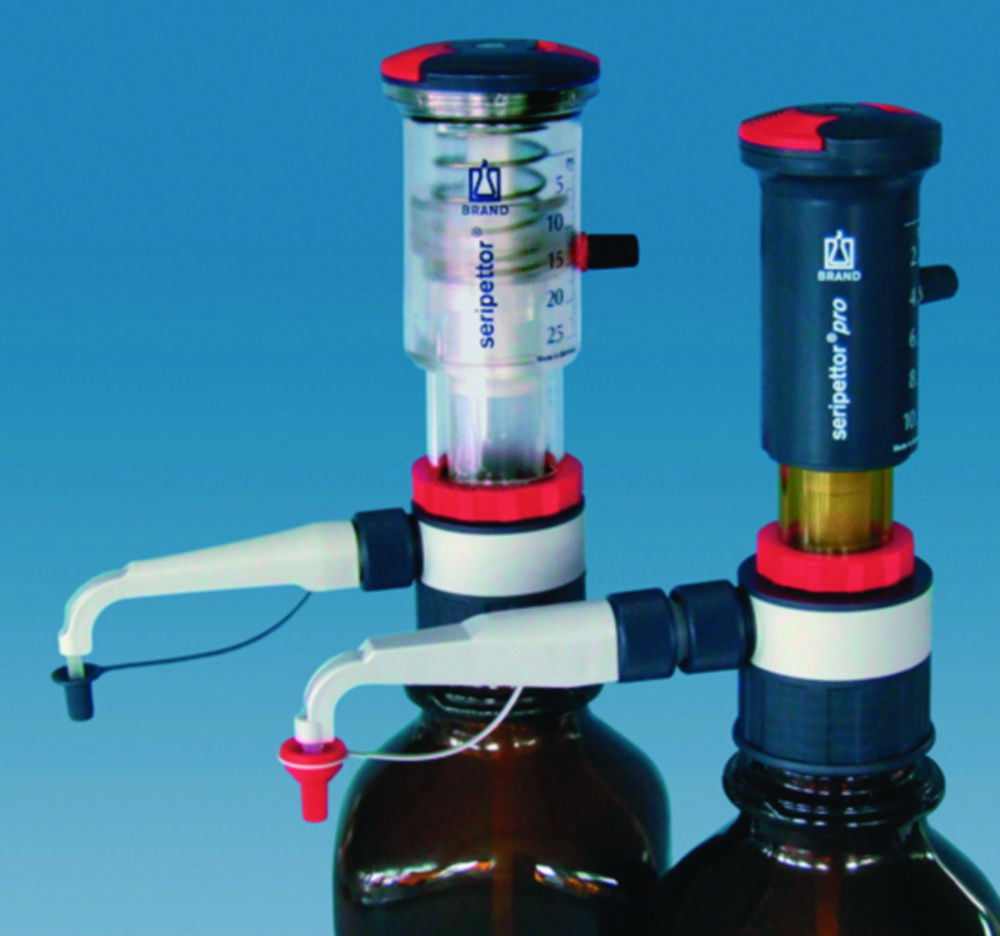 Bottle-top dispensers, seripettor® / seripettor® pro Bottle-top dispensers, seripettor® / seripettor® pro