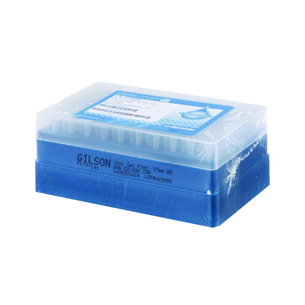 Pipette tips PIPETMAN® EXPERT Gel Loading, flat tips Pipette tips PIPETMAN® EXPERT Gel Loading, flat tips